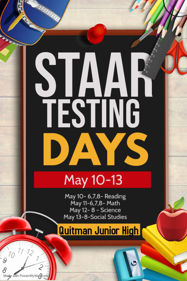 STAAR test days