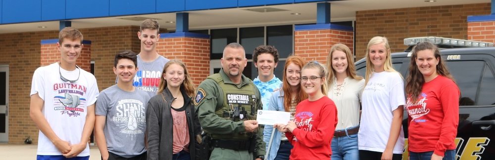 QHS Student Council Raises Money for Constable Smith and K-9 Partner Juma