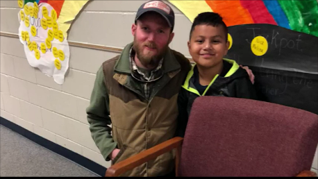Angel’s New Desk: School Maintenance Employee Makes Special Seat for Student