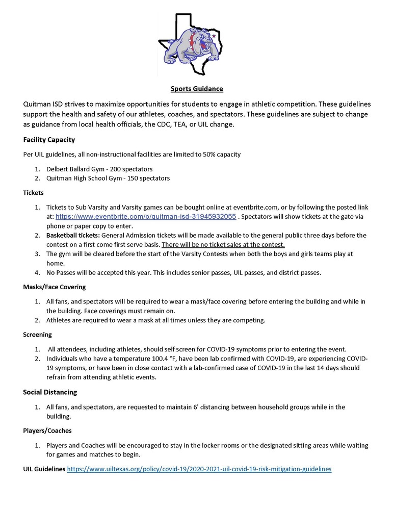 Athletic Guidance