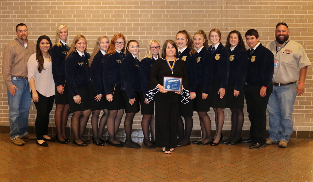 Superintendent Turner Awarded Honorary Lone Star FFA Degree Quitman ISD