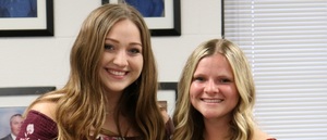 2018-2019 Valedictorian and Salutatorian Lead Pledges at School Board Meeting