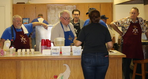 Breakfast at The Flora Masonic Lodge