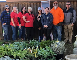 Lowe's Of Lindale Donates Supplies and Labor for QES Garden Project