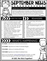 September Newsletter